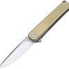 DTK4286GR-1.jpg Dreamtech Linerlock Ti Gold Folding Knife 3" VG-10 Blade