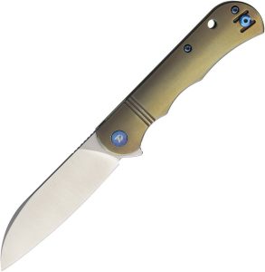 Dreamtech Linerlock Ti Gold 3" Folding Knife