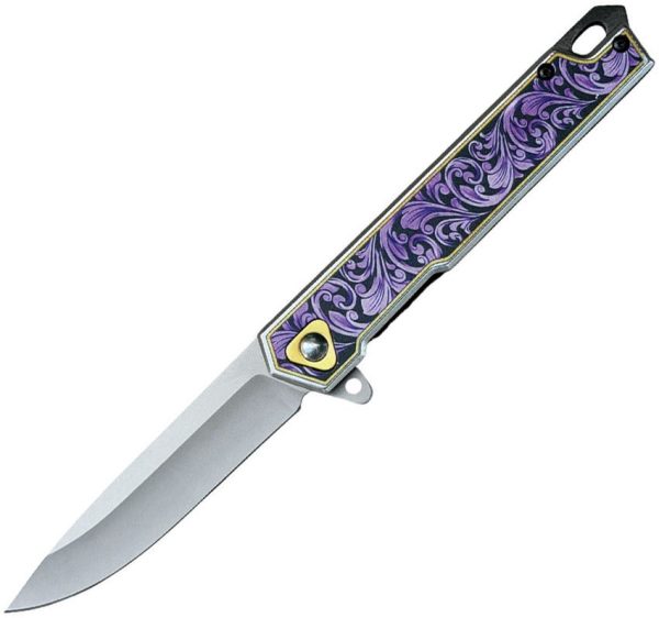 EE10A122FLPE.jpg A/O Floral Linerlock Purple