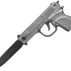 Top Open Trigger Lock Gray