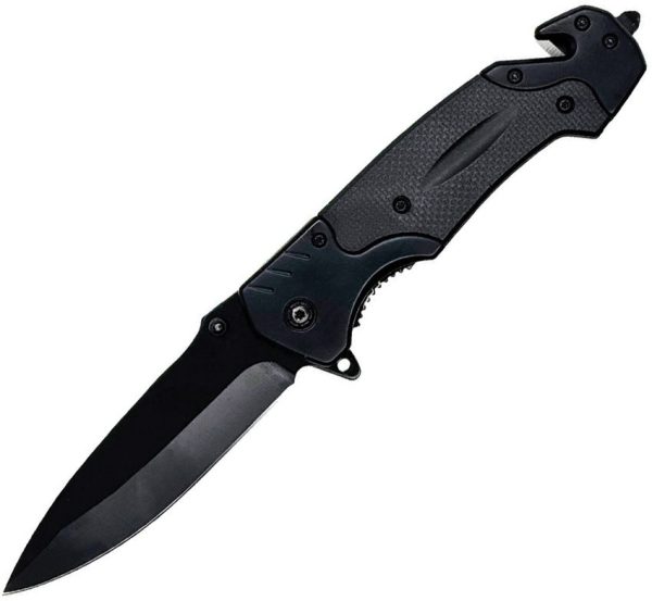 EE10A99BK.jpg A/O Rescue Linerlock Black