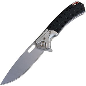 ElitEdge Linerlock Folding Knife 3.75" 440C Black G10