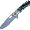 ElitEdge Linerlock Folding Knife 3.75" Blade Dark Camo