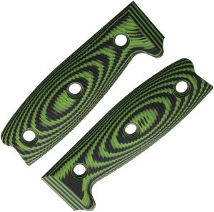 ESEE 3 Handle G10 Black and Neon Green with Hardware