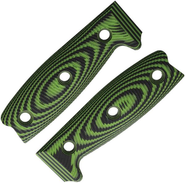 ESEE 3 Handle G10 Black and Neon Green with Hardware
