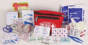 FA130.jpg Elite First Aid Hiker Kit - Red Nylon Fanny Pack
