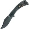 FKCSN180-1.jpg Finch Snub Nose Framelock 2.5" 154CM Carbon Fiber Folding Knife