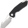 FerraMonster Glideman Linerlock Folding Knife 3" 154CM Black Micarta