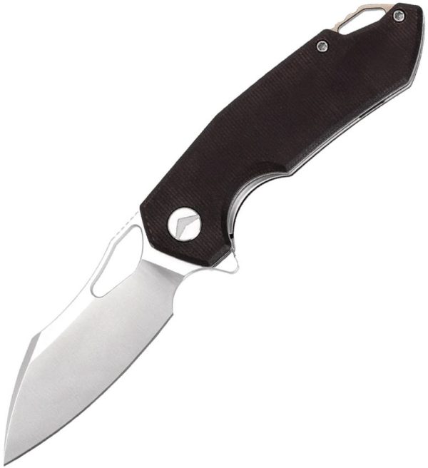 FerraMonster Glideman Linerlock Folding Knife 3" 154CM Micarta Red