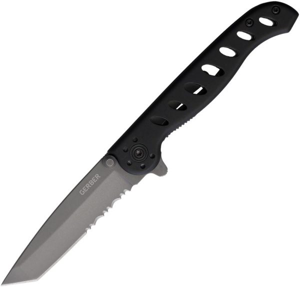 Gerber EVO MID Linerlock Folding Knife Black 3.13" Blade