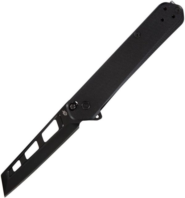 G4130-1.jpg Gerber Spire Linerlock Folding Knife Black G10 3" D2