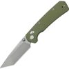 GEO Knife Blaze Crossbar Lock Folding Knife Green G10 3.3"