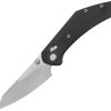 GEO Knife DIVID Crossbar Lock Folding Knife Black G10 3.3"