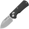 GEO Knife Belluf Crossbar Lock Black Folding Knife 2.38" Bohler M390