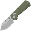 GEO Knife Belluf Crossbar Lock Folding Knife 2.38" Bohler M390 Green G10