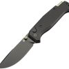Glow Rhino McGuire Button Lock Folding Knife S35VN Black 3.5"