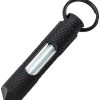 Knurled Steel Glow Fob Blue