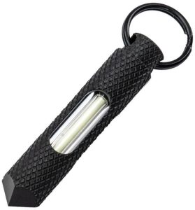 GLRFB002MBXG-1.jpg Knurled Steel Glow Fob Grn
