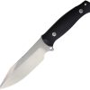 GM13273.jpg Giant Mouse Redington Fixed Blade Knife 5.13" CPM MagnaCut Black Canvas Micarta w/ Sheath