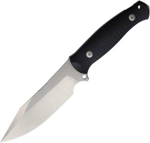 Giant Mouse Redington Fixed Blade Knife 5.13" CPM MagnaCut Black Canvas Micarta w/ Sheath