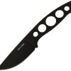 Giant Mouse GMF5 Fixed Blade Knife 3.25" Black PVD N690