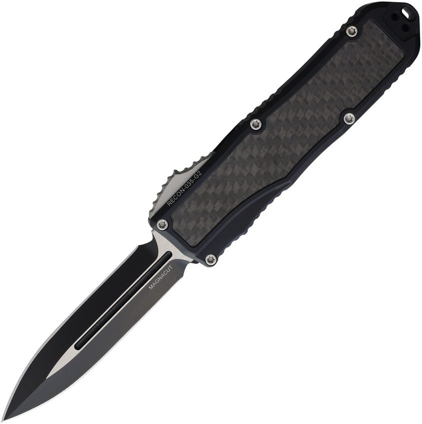 Guardian Tactical Auto Recon 035 OTF Folding Knife Black CF