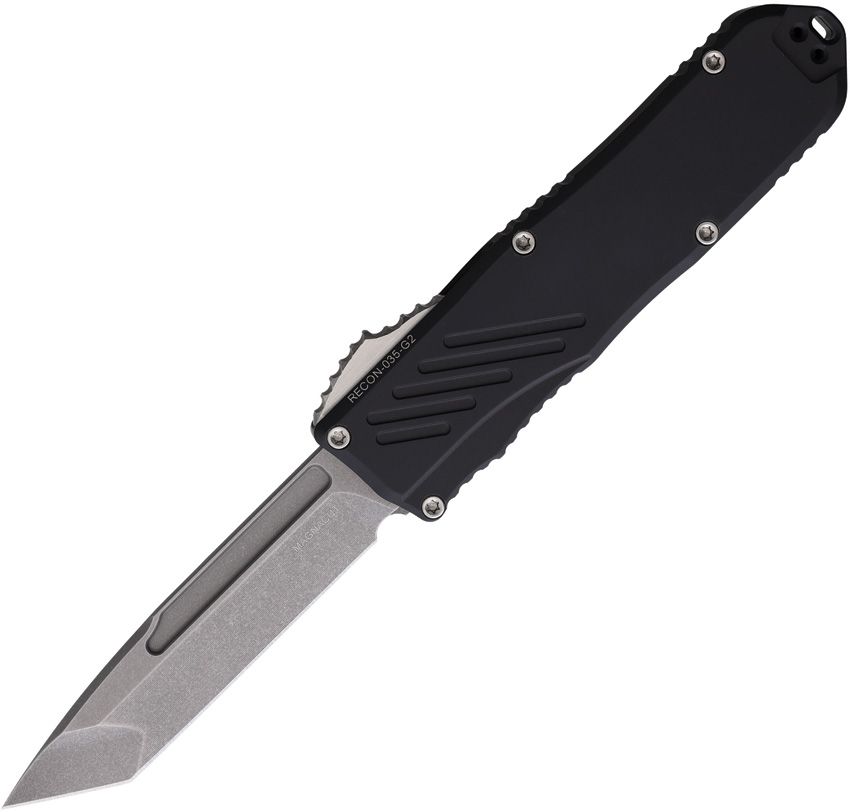 Guardian Tactical Auto Recon 035 OTF Black Stonewash MagnaCut Blade