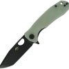 Honey Badger Medium Linerlock Tanto Jade 3.13" Blade