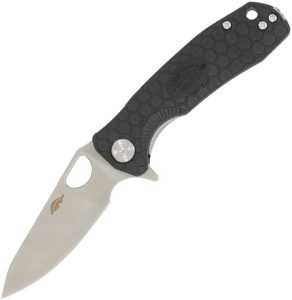 Honey Badger Small Leaf Linerlock Folding Knife Black 2.75in