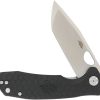 Honey Badger Knives Medium Linerlock Tanto Folding Knife Black