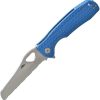 Honey Badger Large Rescue Linerlock Folding Knife Blue 3.63in