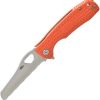 HB1746.jpg Honey Badger Large Rescue Linerlock Orange 3.63" Folding Knife