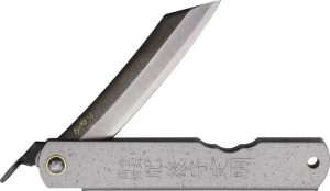 Higonokami No 9 Folder SK5 Carbon Steel Gray Iron Handle