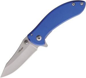 Hallmark Blue Aluminum Linerlock Folding Knife 2.5" Blade