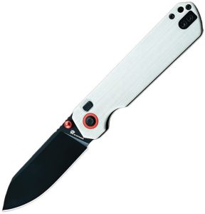 HX Outdoors Hyla Button Lock Folding Knife White G10 2.9in