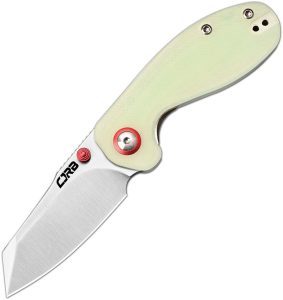 CJRB Maileah Linerlock Folding Knife Glow G10 2.38" AR-RPM9