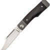 Jack Wolf Knives Gunslingerjack Ebony Wood Folding Knife 3.25" S90V