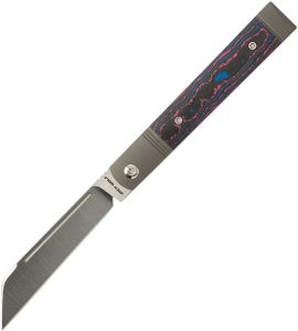 Jack Wolf Knives Feelbetter Bolster Lock Folding Knife S90V Miami Camo
