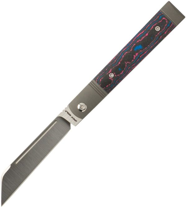 Jack Wolf Knives Feelbetter Bolster Lock Folding Knife S90V Miami Camo