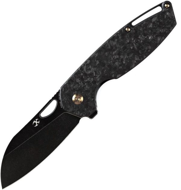 Kansept Model 6 Framelock Folding Knife 3.25" CPM-20CV Carbon Fiber