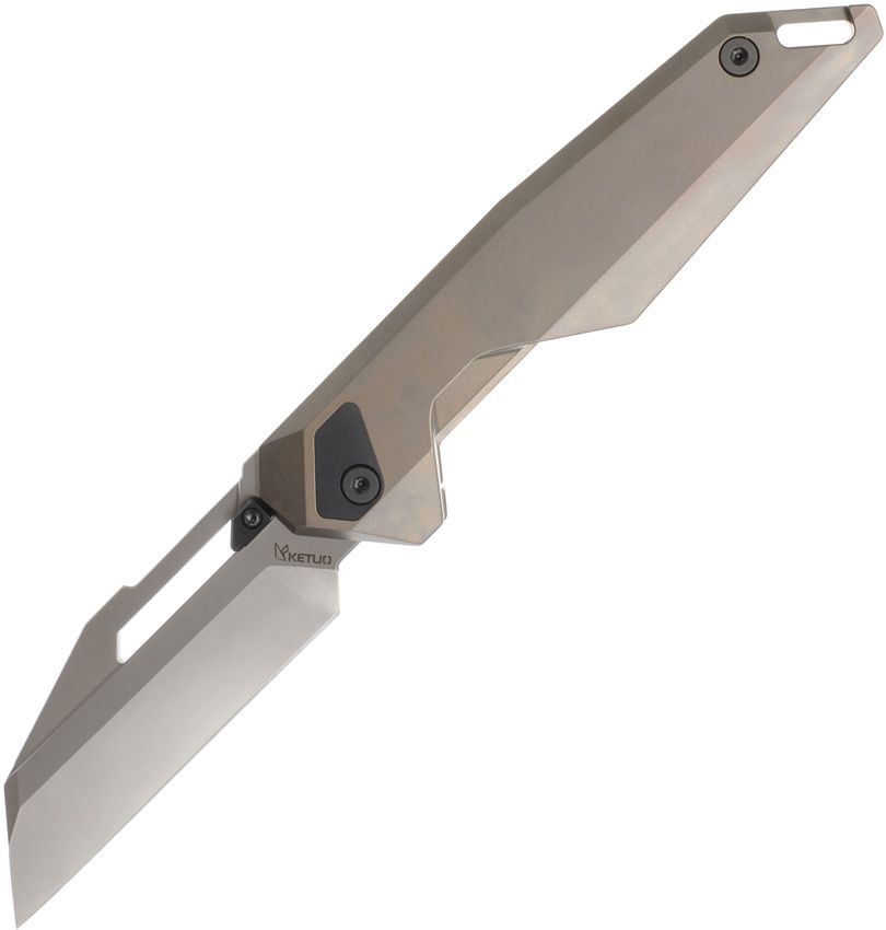 Ketuo Akimbo Framelock Bronze Folding Knife 2.88" M390