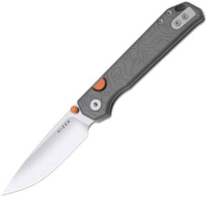 Kizer Cutlery Begleiter 2.9 S35VN Linerlock Folding Knife Gray