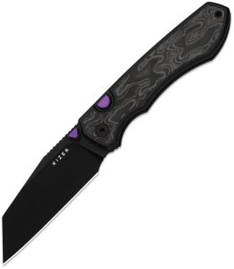 Wharning Button Linerlock Blk
