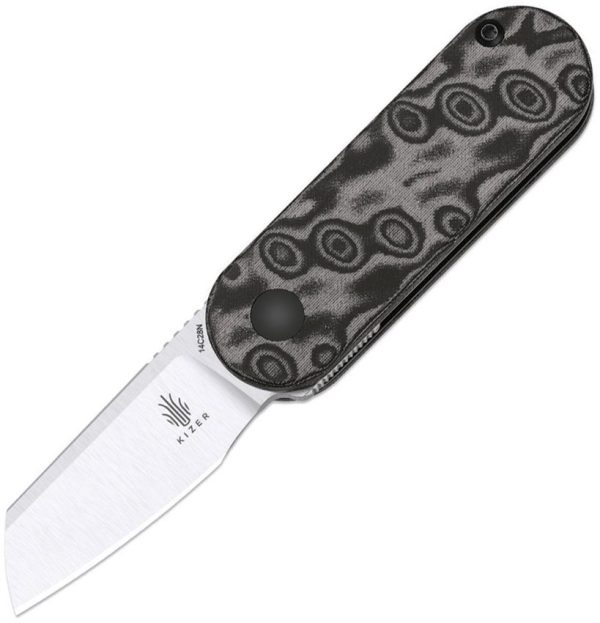 Kizer Cutlery Mini Bay Detent Slip Joint Folding Knife 1.88" 14C28N Sheepsfoot Blade