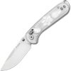 KIV3790A2-1.jpg Kizer Cutlery Buddy II Clutch Lock Folding Knife 3" AEB-L Clear Acrylic