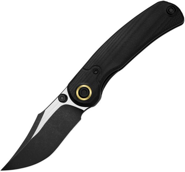 Kizer Cutlery Pioneer Linerlock Folding Knife 3.25" Black G10