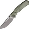 Kizer Cutlery Pioneer Linerlock Folding Knife 3.25" 14C28N Green Micarta
