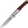 Kershaw Wood Handle Assisted Opening Folding Knife 3in Blade Linerlock Brown