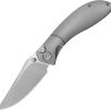 KB Knives Stingray Button Lock Folding Knife 3.13" Gray