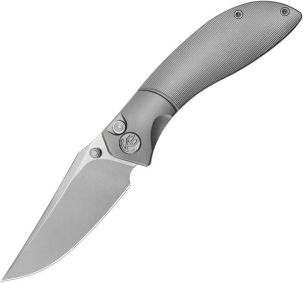 KB Knives Stingray Button Lock Folding Knife 3.13" Gray